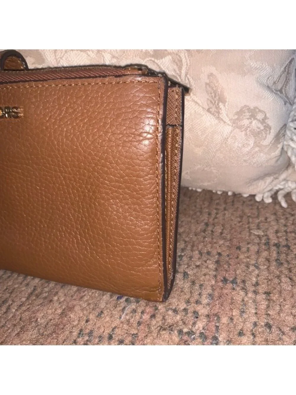 Michael Kors Brown Leather Wristlet